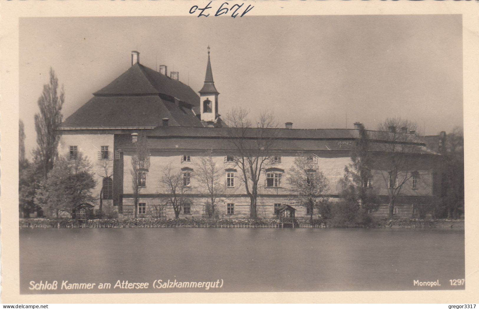 D4533) Schloss KAMMER Am ATTERSEE - Salzkammergut  - Sehr Schöne Alte FOTO AK - Attersee-Orte