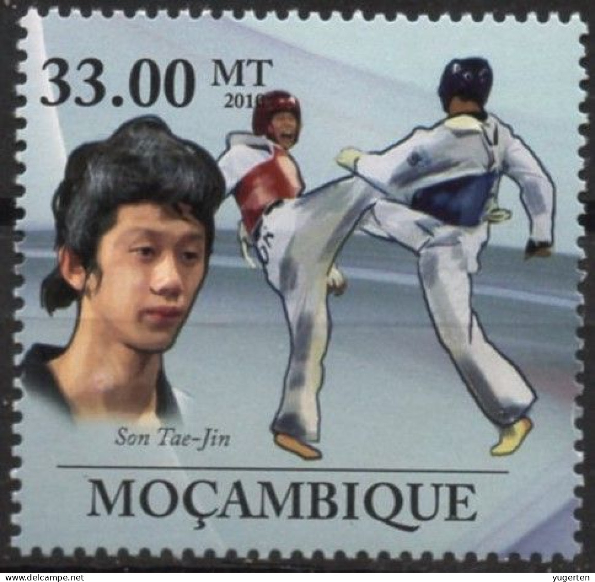MOZAMBIQUE 2010 - 1v - MNH - Taekwondo - Son Tae-jin - South Korea - Martial Arts - Sport - South Korean - Unclassified
