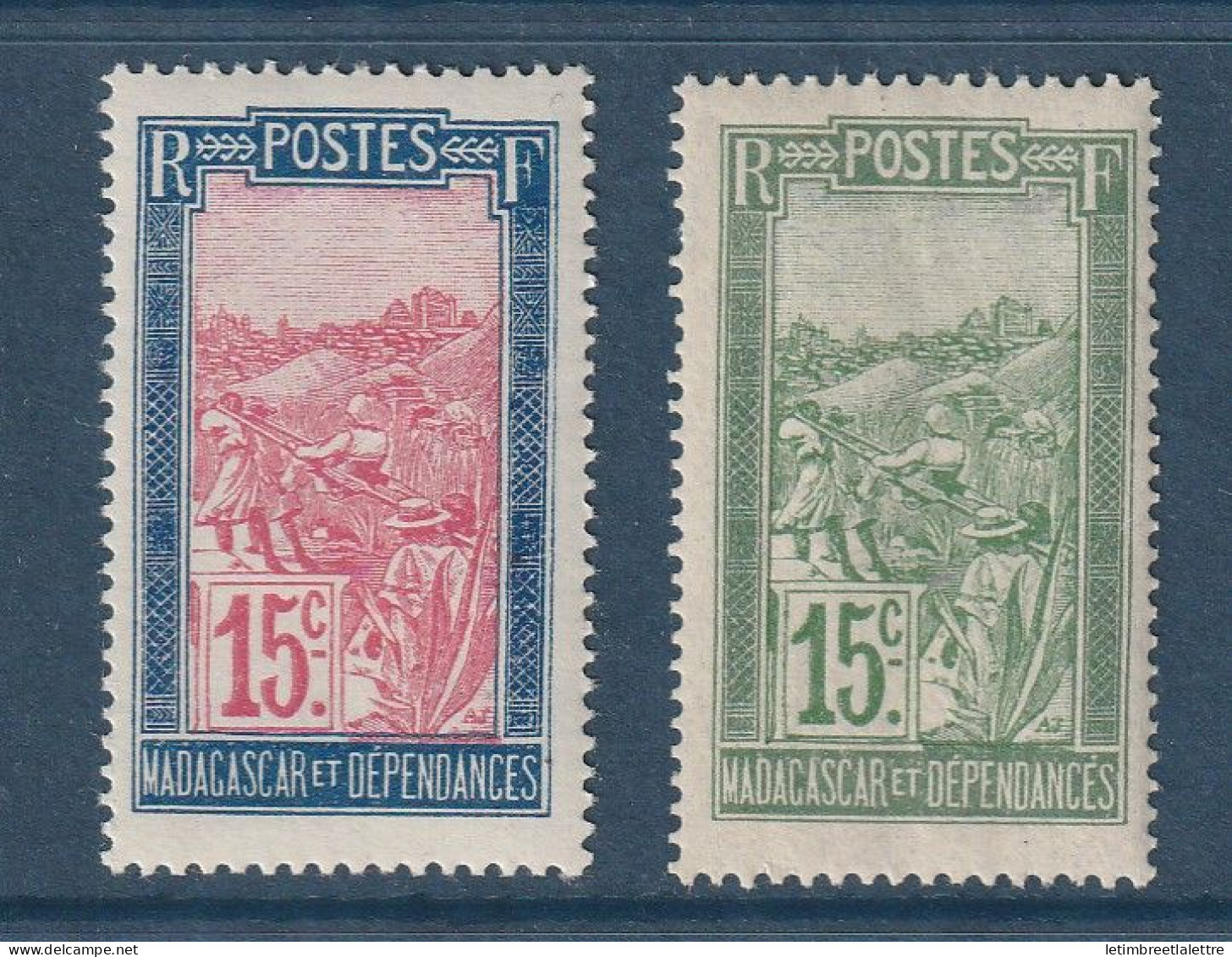 Madagascar - YT N° 156 Et 157 ** - Neuf Sans Charnière - 1927 1928 - Neufs