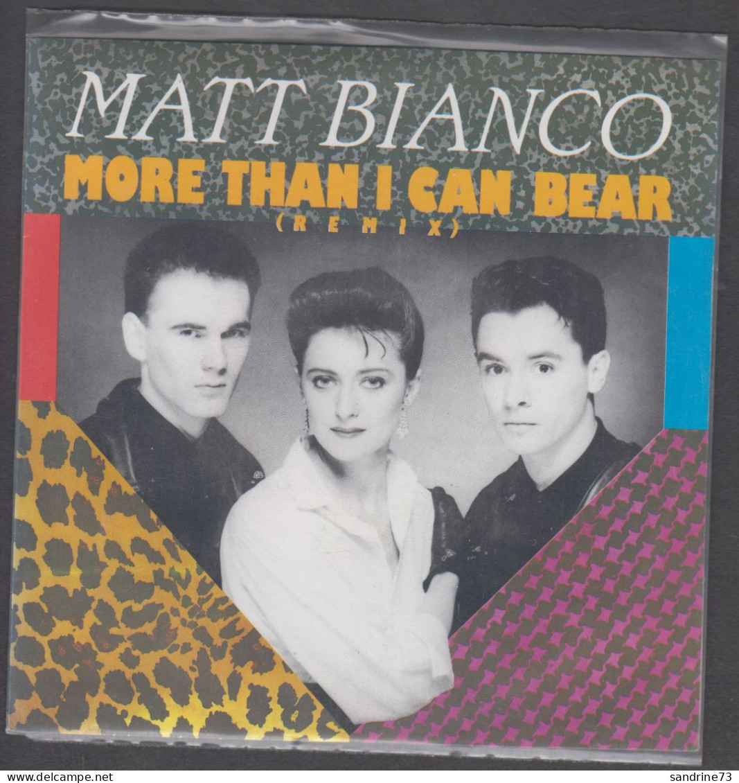 Disque Vinyle 45t - Matt Bianco - More Than I Can Bear - Dance, Techno & House