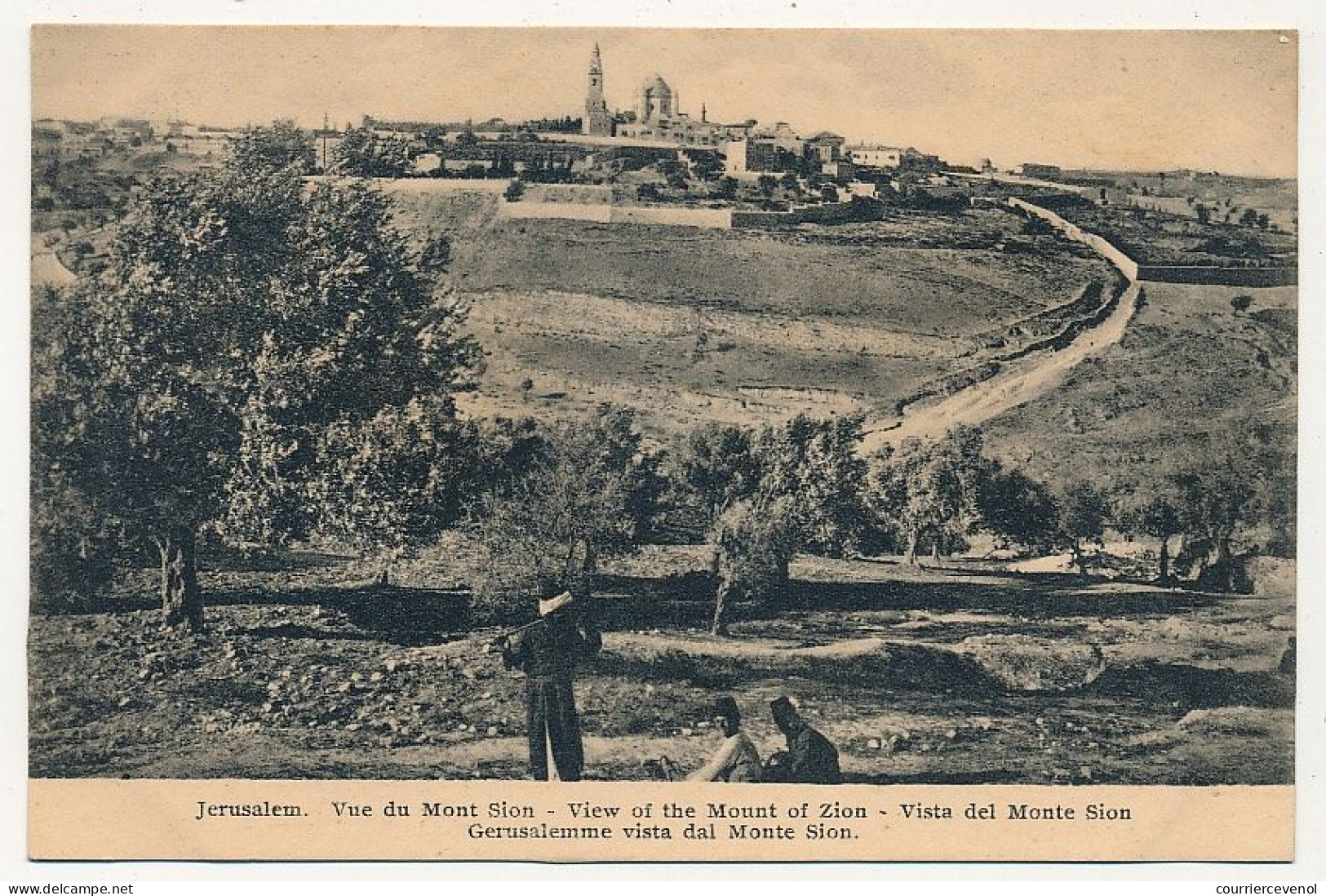 CPA - JERUSALEM (Israël) - Vue Du Mont Sion - Israël