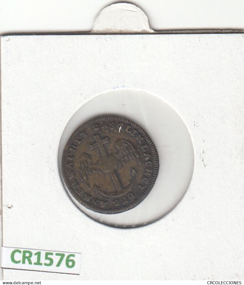 CR1576 MONEDA FRANCIA JETON LUIS VIII TOKEN LATON BC - Andere & Zonder Classificatie