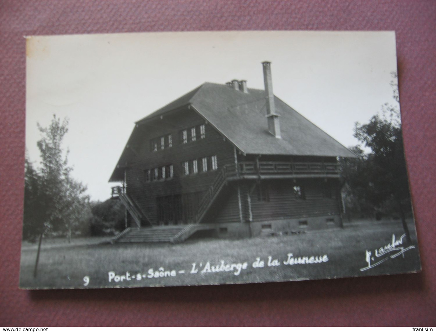 CPA PHOTO 70 PORT SUR SAONE Auberge De La Jeunesse  1950 1960 Carte N° 2 - Port-sur-Saône