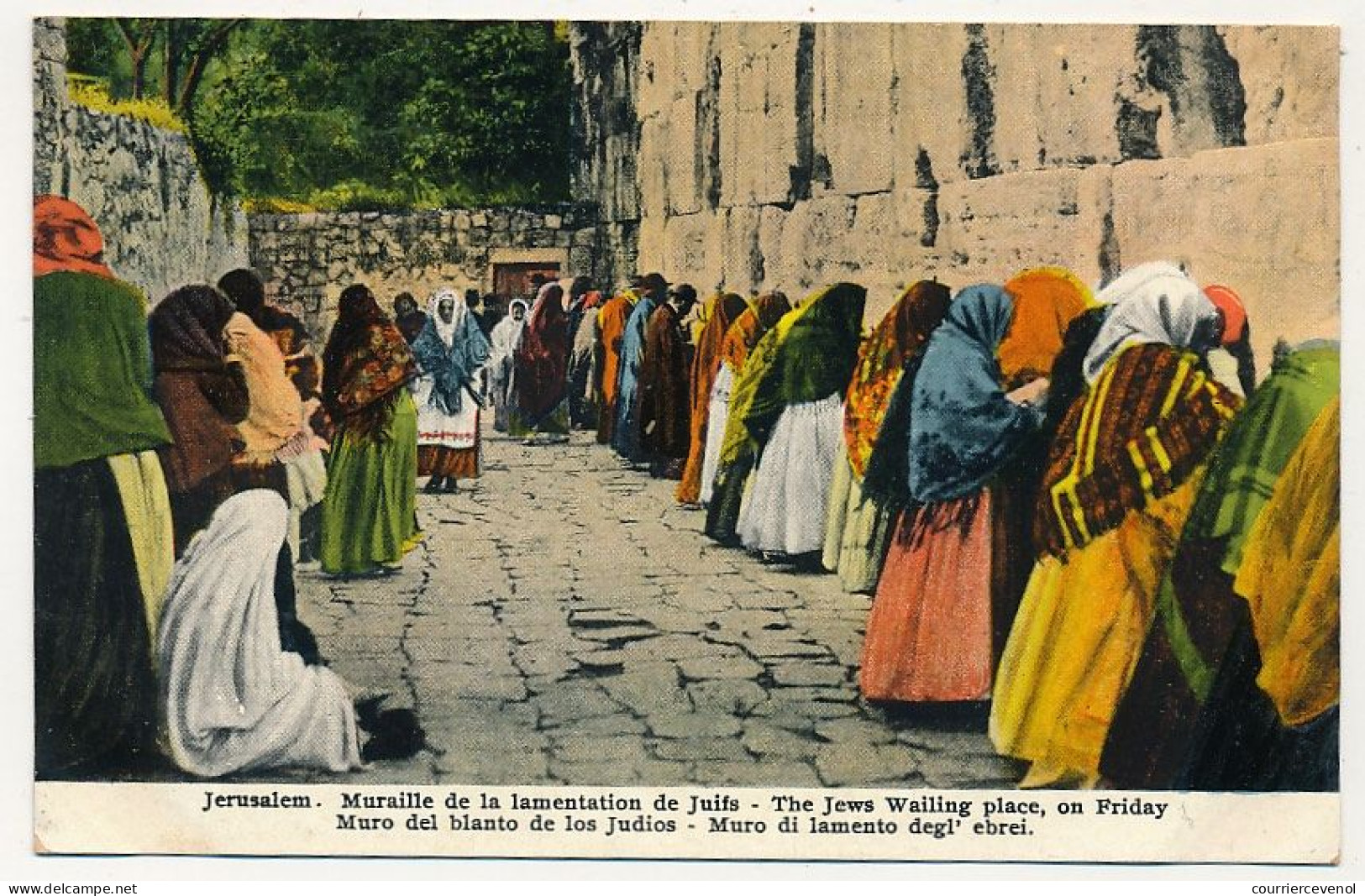 CPA - JERUSALEM (Israël) - Muraille De La Lamentation De(s) Juifs - Israel