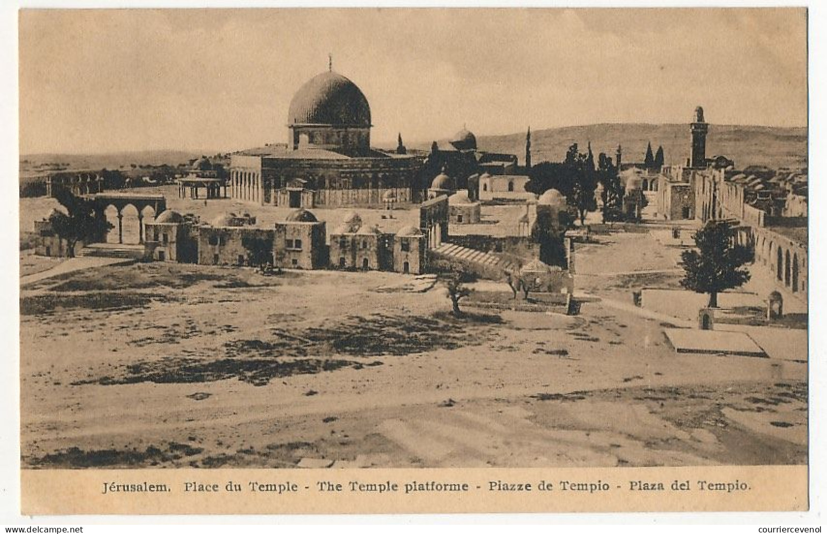 CPA - JERUSALEM (Israël) - Place Du Temple - Israel
