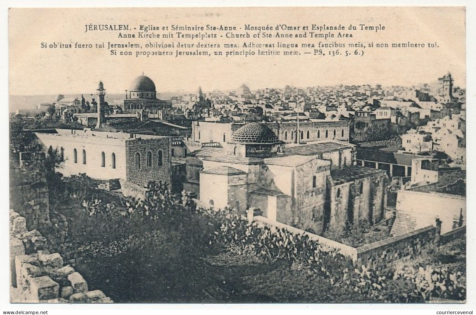 CPA - JERUSALEM (Israël) - Eglise Et Séminaire Ste Anne - Israël