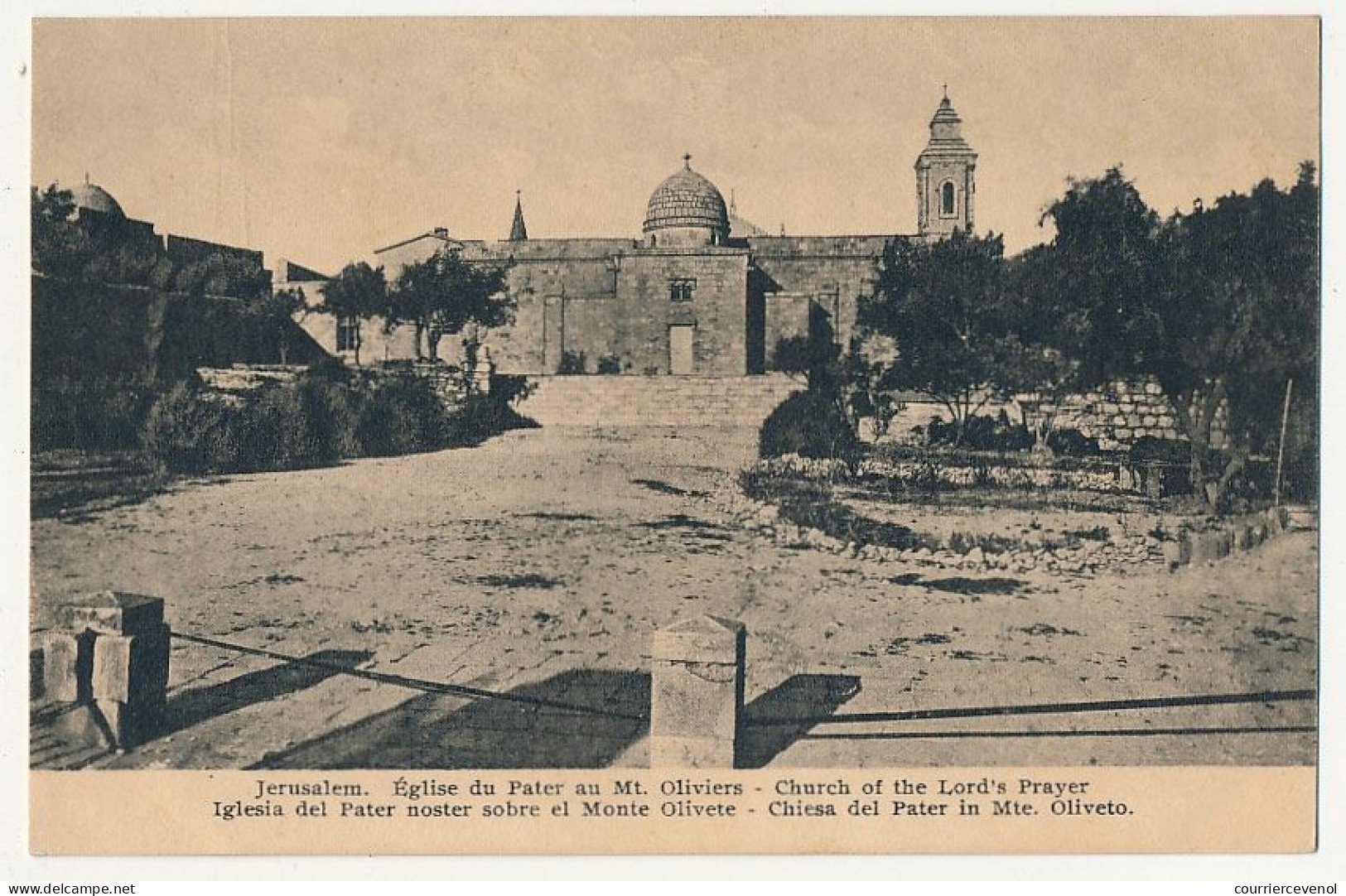 CPA - JERUSALEM (Israël) - Eglise Du Pater Au Mont Des Oliviers - Israël