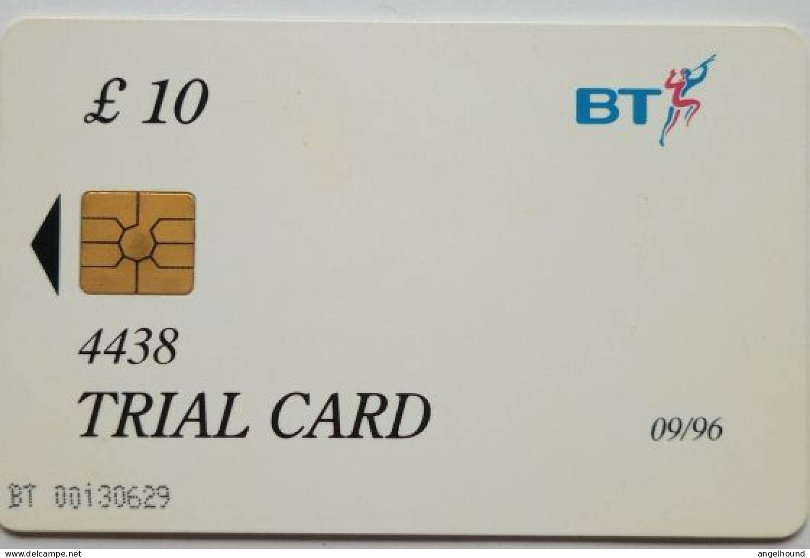 UK- BT £10 Trial Card - BT Test & Essais