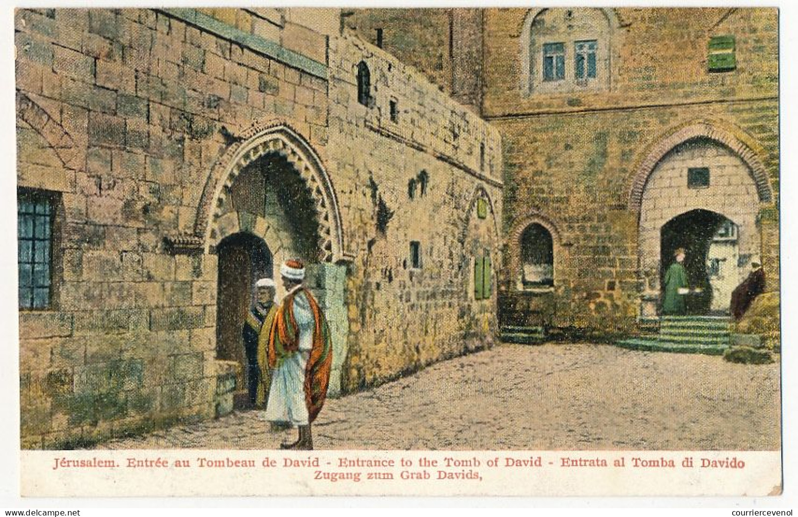 CPA - JERUSALEM (Israël) - Entrée Au Tombeau De David - Israel