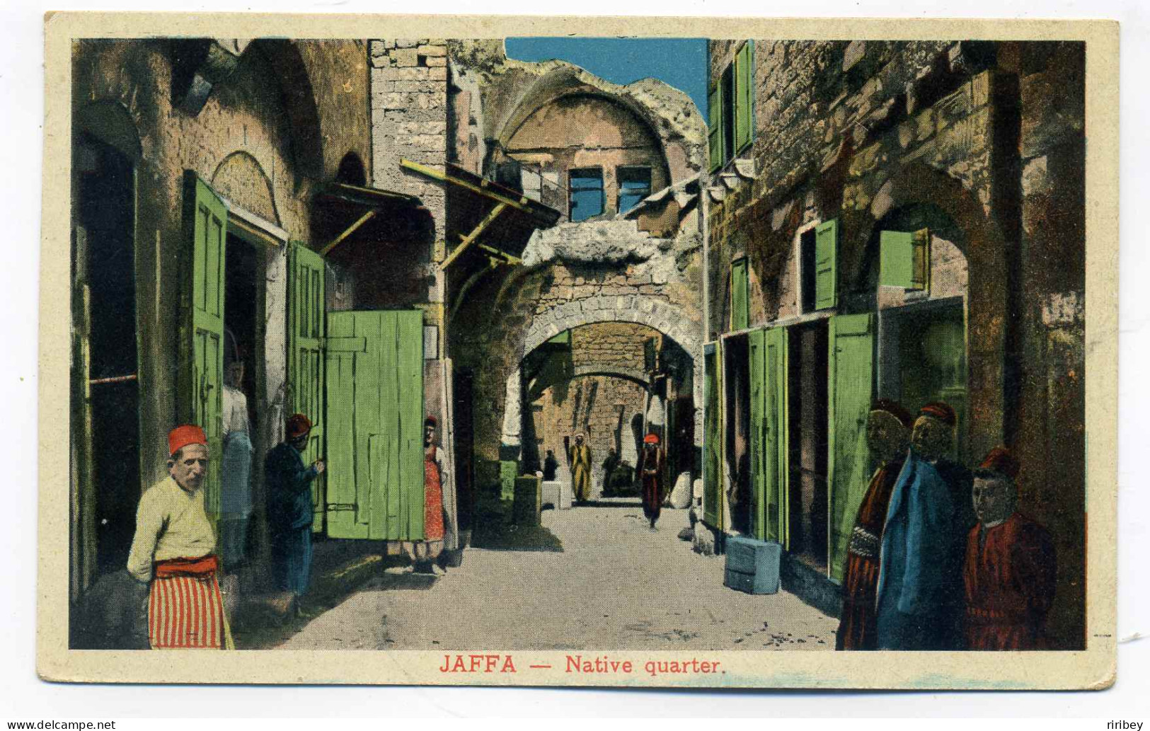 JAFFA Native Quarter -  JAFFA Quartier Indigène /  The Cairo Postacard Série 804 / Couleur / Neuve - Israele