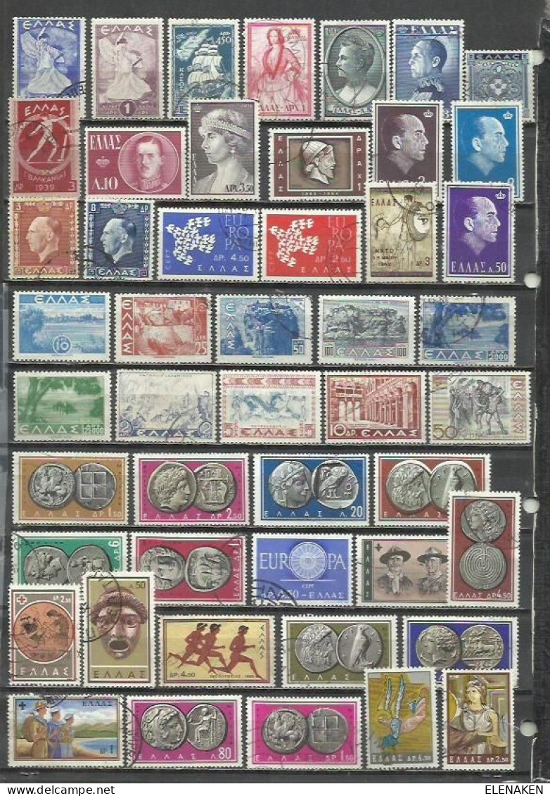 R131-LOTE SELLOS GRECIA SIN TASAR,SIN REPETIDOS,ESCASOS. -GREECE STAMPS LOT WITHOUT PRICING WITHOUT REPEATED. -GRIECHEN - Collections
