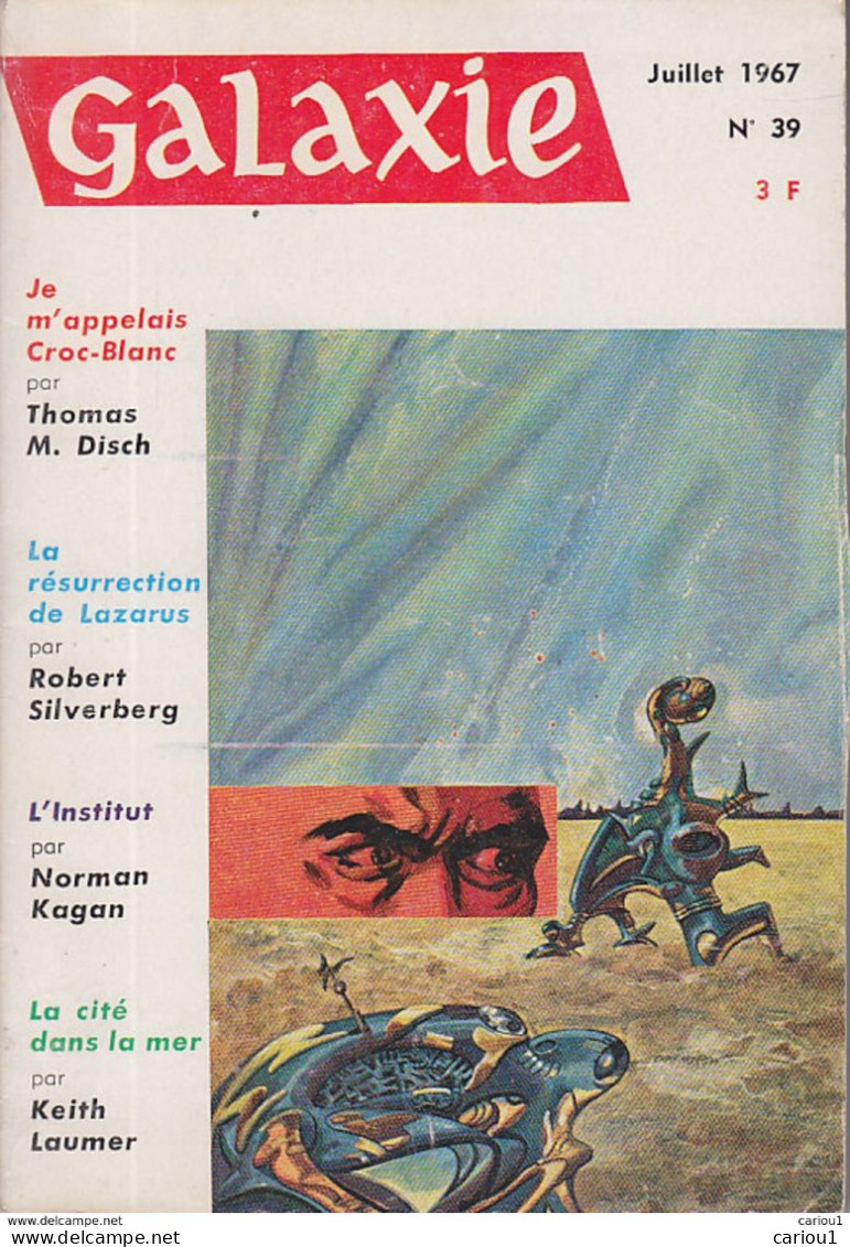 C1  GALAXIE # 39 1967 DISCH Silverberg Keith LAUMER RETIEF Mack REYNOLDS Kagan PORT INCLUS France - Opta