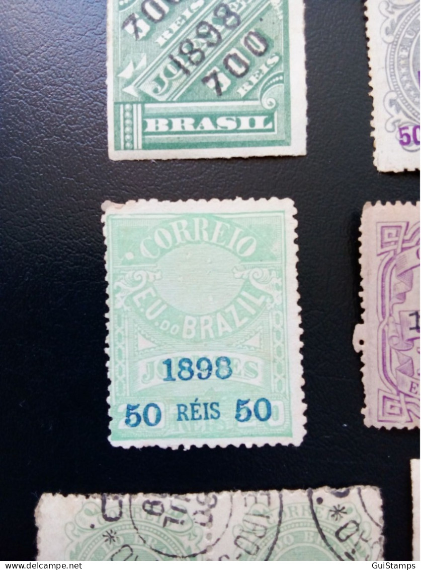 Rare Selection Avec Double 1899 (Timbres Journeaux Et Classic) Valeur Catalogue 245 Euros (Voir Description) - Altri & Non Classificati