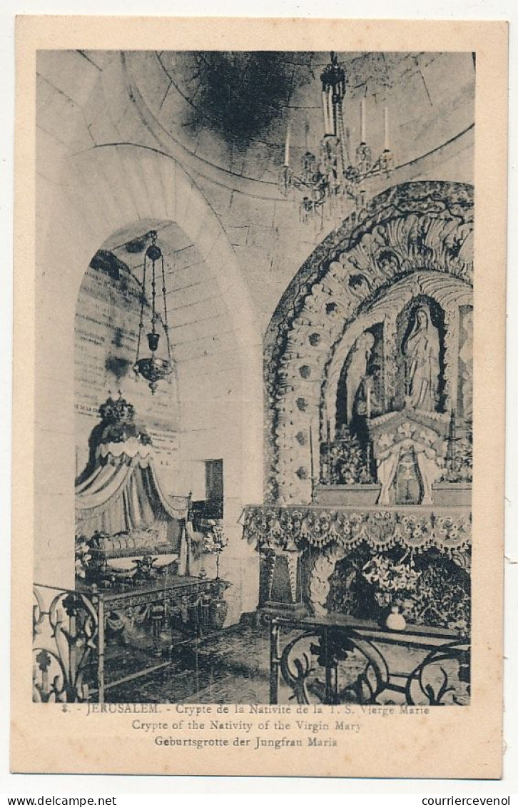 CPA - JERUSALEM (Israël) - Crypte De La Nativité De La T.S.Vierge Marie - Israel