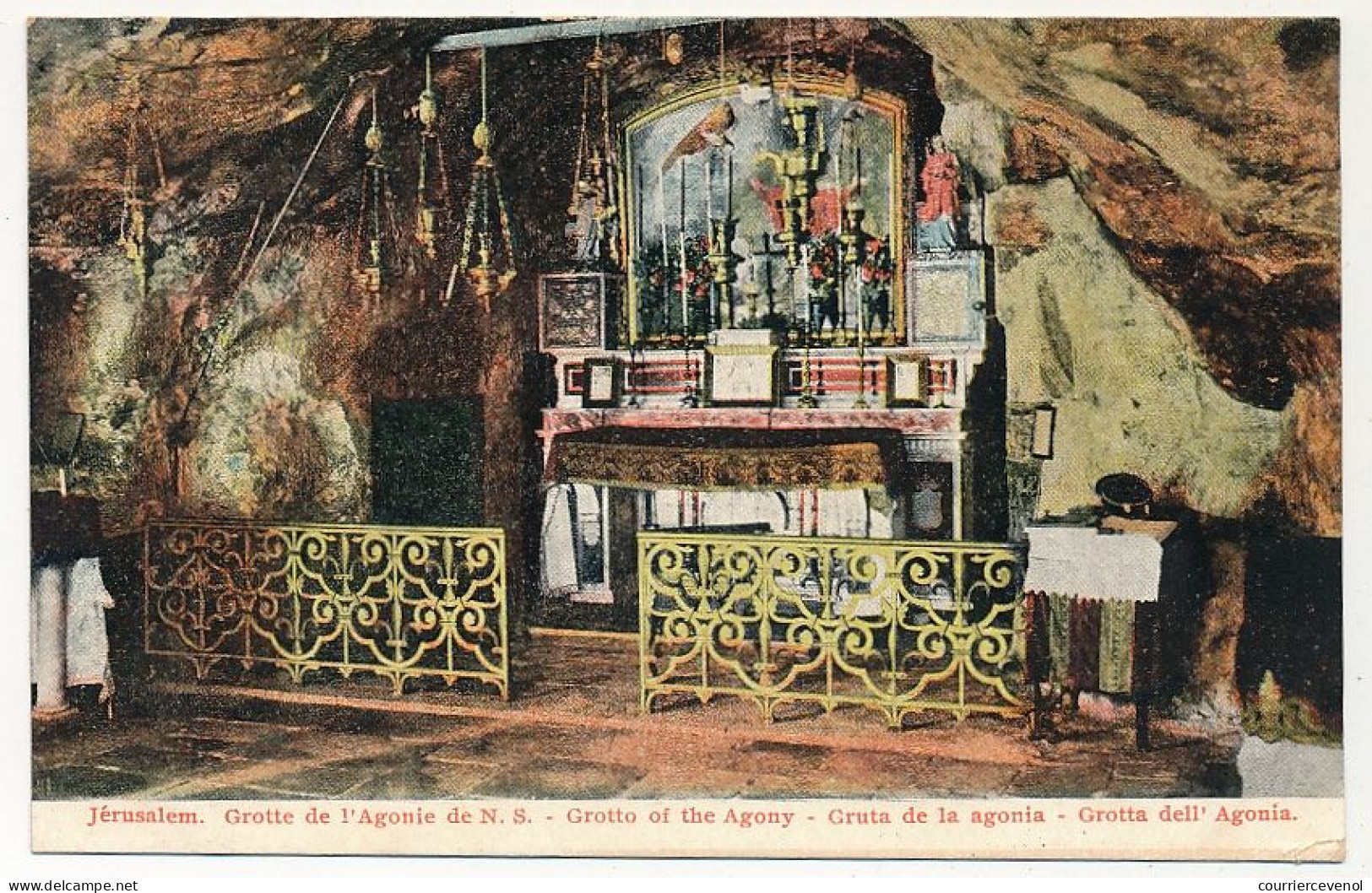 CPA - JERUSALEM (Israël) - Grotte De L' Agonie De N.S - Israël