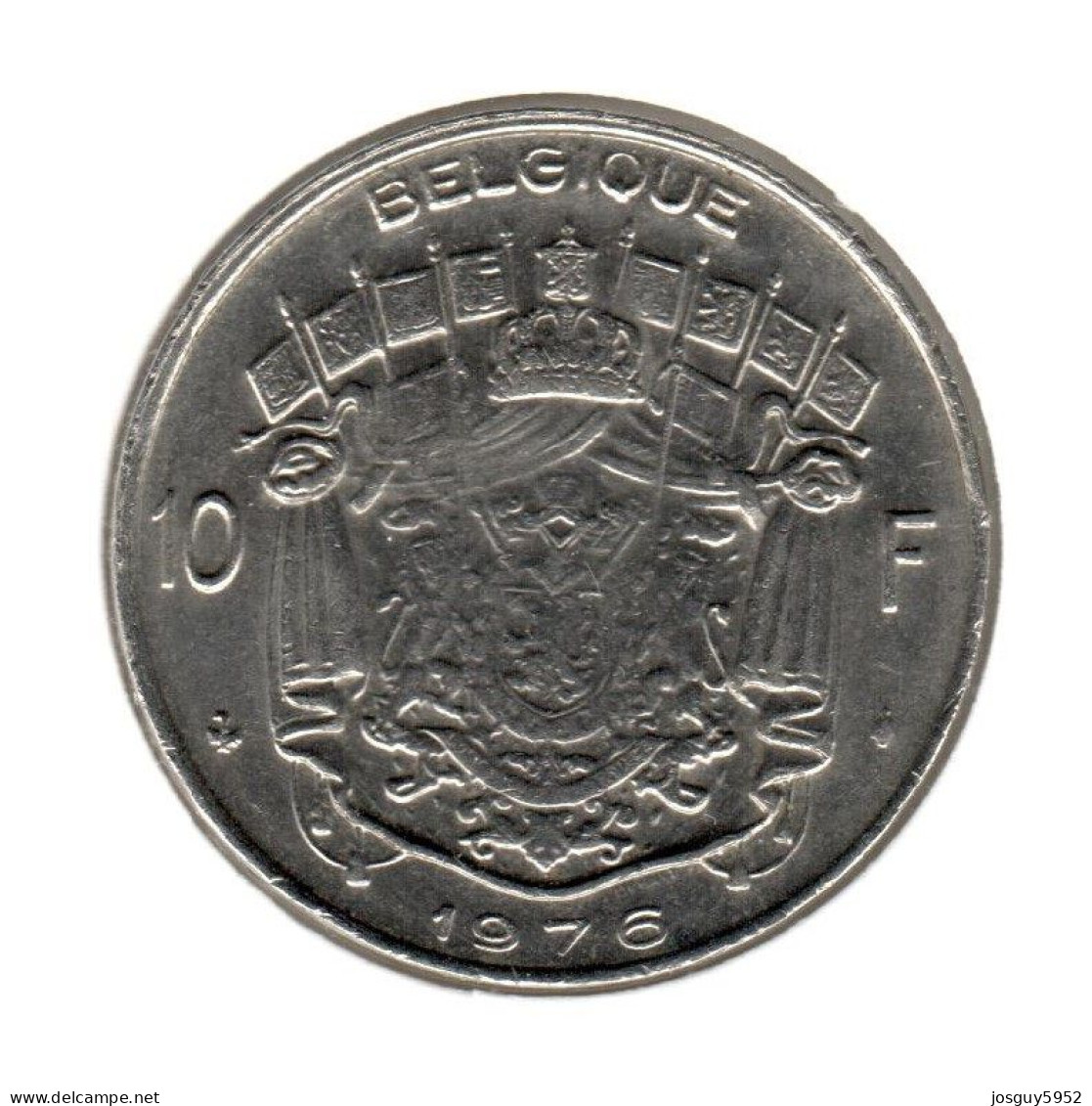 BELGIE - 10 FRANK 1976 - FRANS - PR - 10 Francs