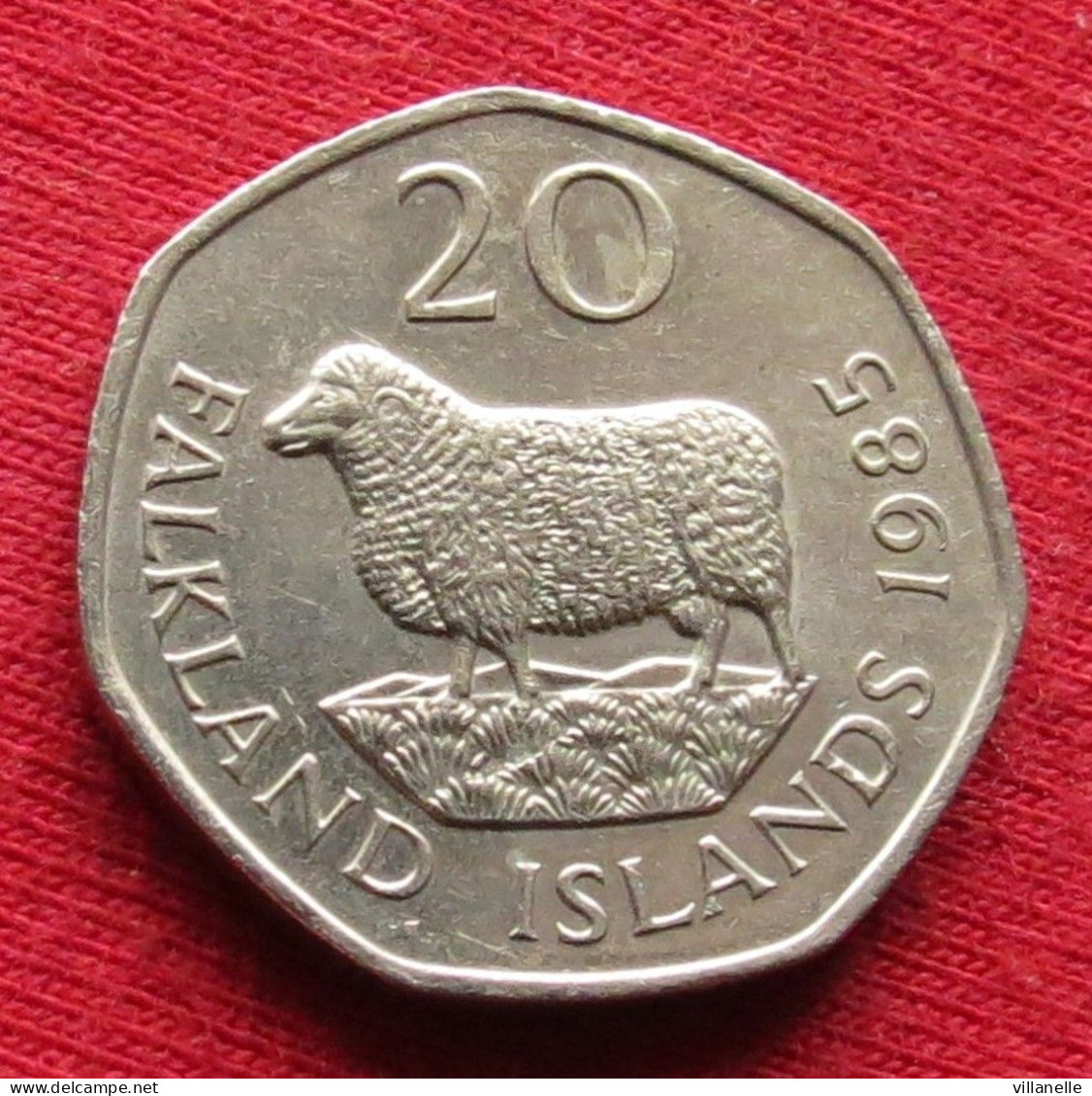 Falkland  Islands 20 Pence 1985 KM# 17 Lt 1453 *V2T Malvinas Malwinen - Falkland