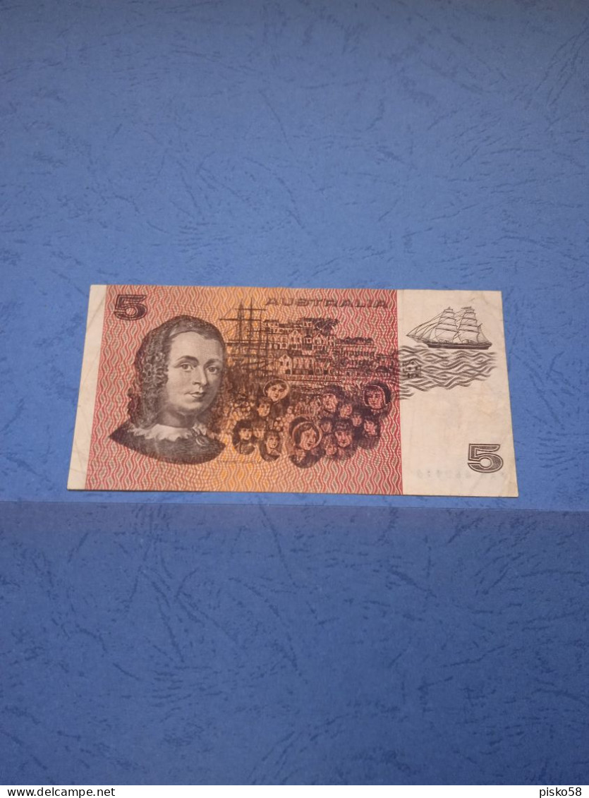 AUSTRALIA-P44c 5D 1979 - - 1974-94 Australia Reserve Bank (Banknoten Aus Papier)