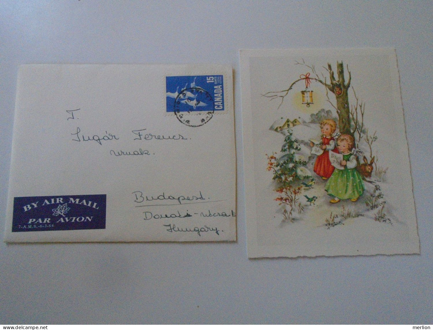 D197982 Canada Airmail Cover  1970's Winnipeg     Sent To Hungary    Budapest -stamp Canadian Geese - Cartas & Documentos