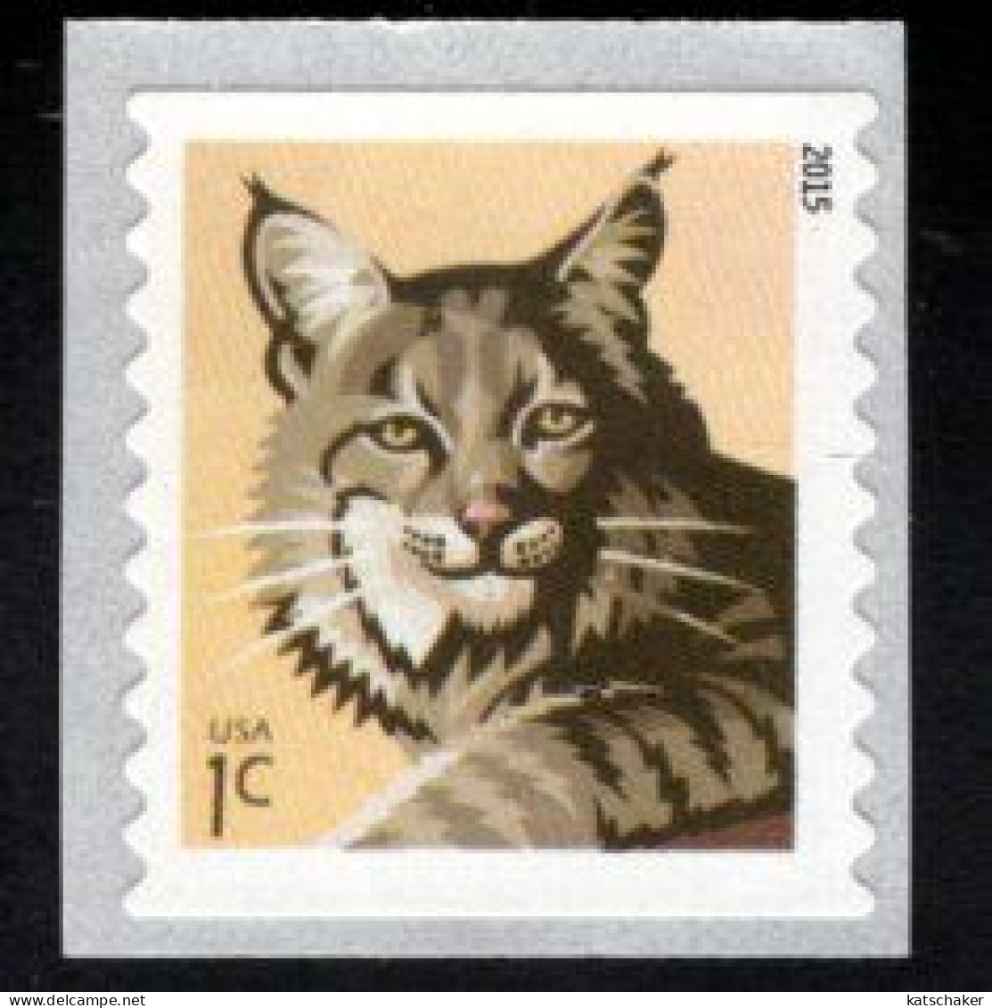 1857535365 2015 SCOTT 4672A (XX)   POSTFRIS MINT NEVER HINGED  - FAUNA - BOBCAT - Unused Stamps
