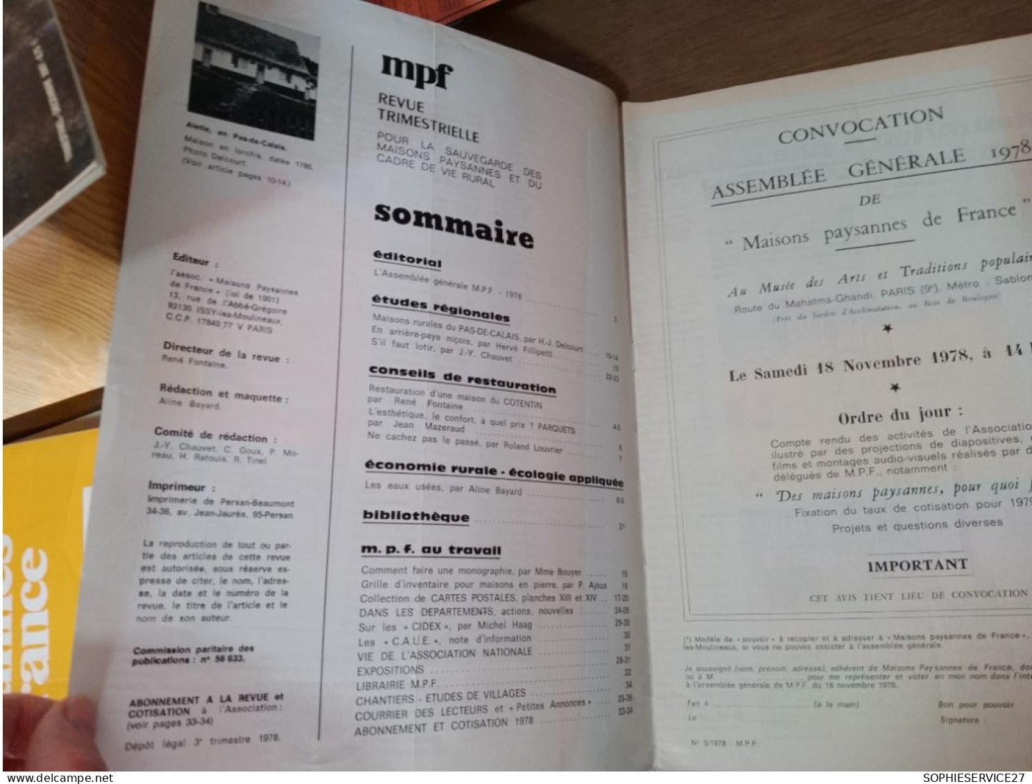 132 //  MAISONS PAYSANNES DE FRANCE / 1978 / MAISONS PAYSANNES EN CARTES POSTALES - Haus & Dekor