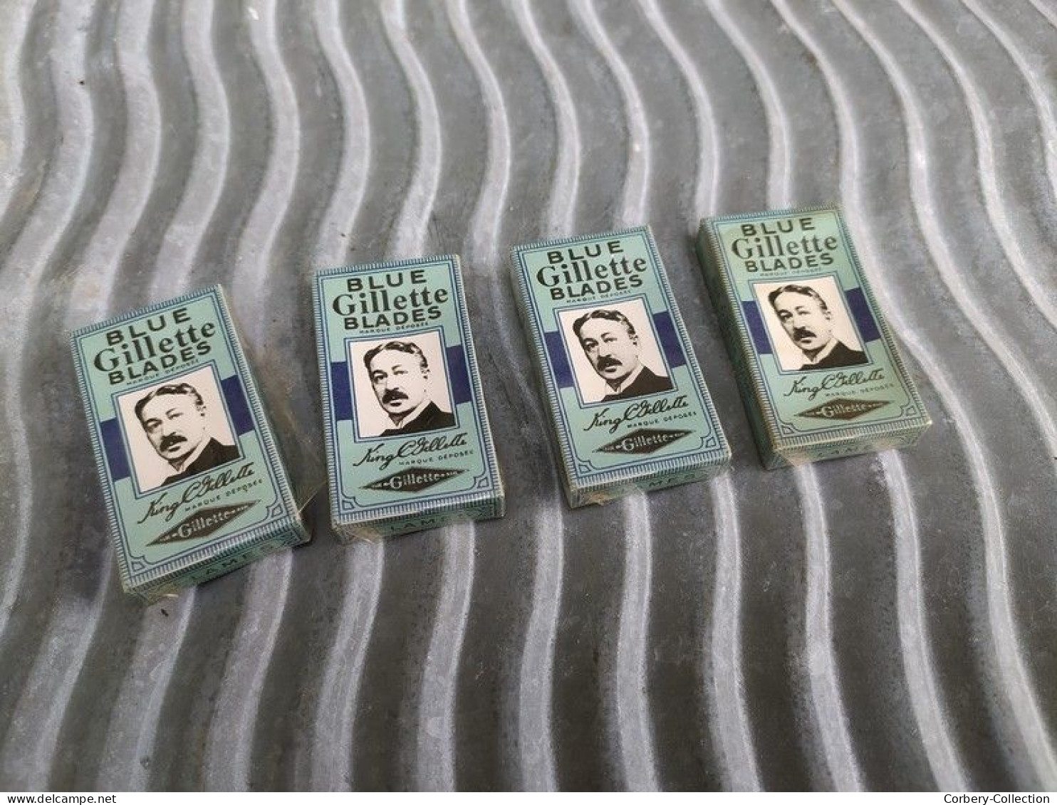 Anciens Paquets De Lames Gillette Neuves Pour Rasoirs De Collection - Razor Blades