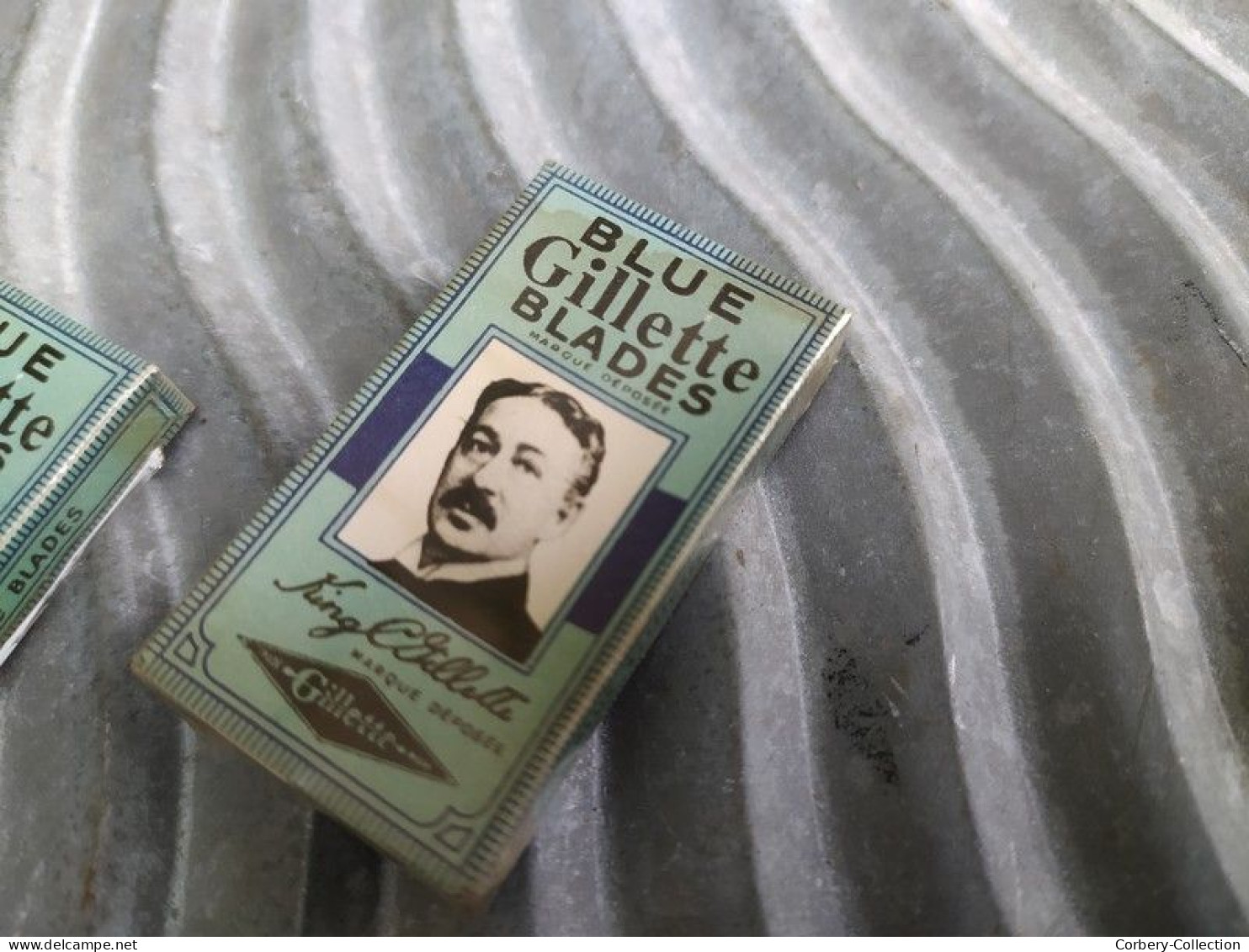 Anciens Paquets de Lames Gillette Neuves pour Rasoirs de Collection