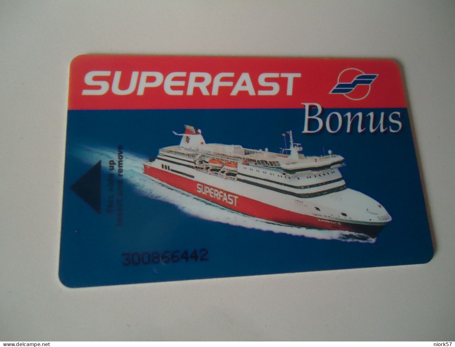 GREECE   CARDS   SHIP SHIPS  SUPERFAST   2  SCAN - Barche