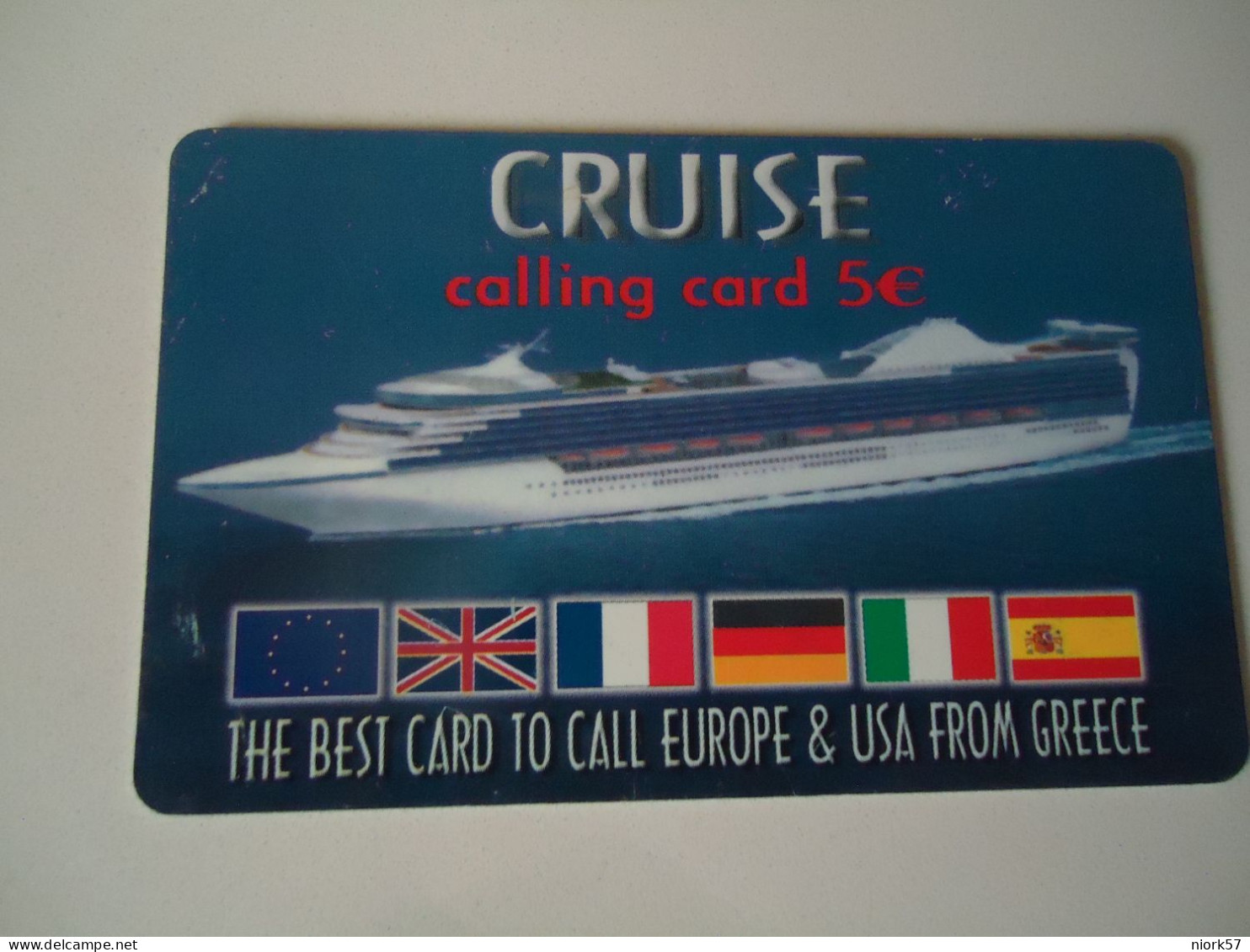 GREECE   CARDS   SHIP SHIPS  CRUICE   2  SCAN - Barcos