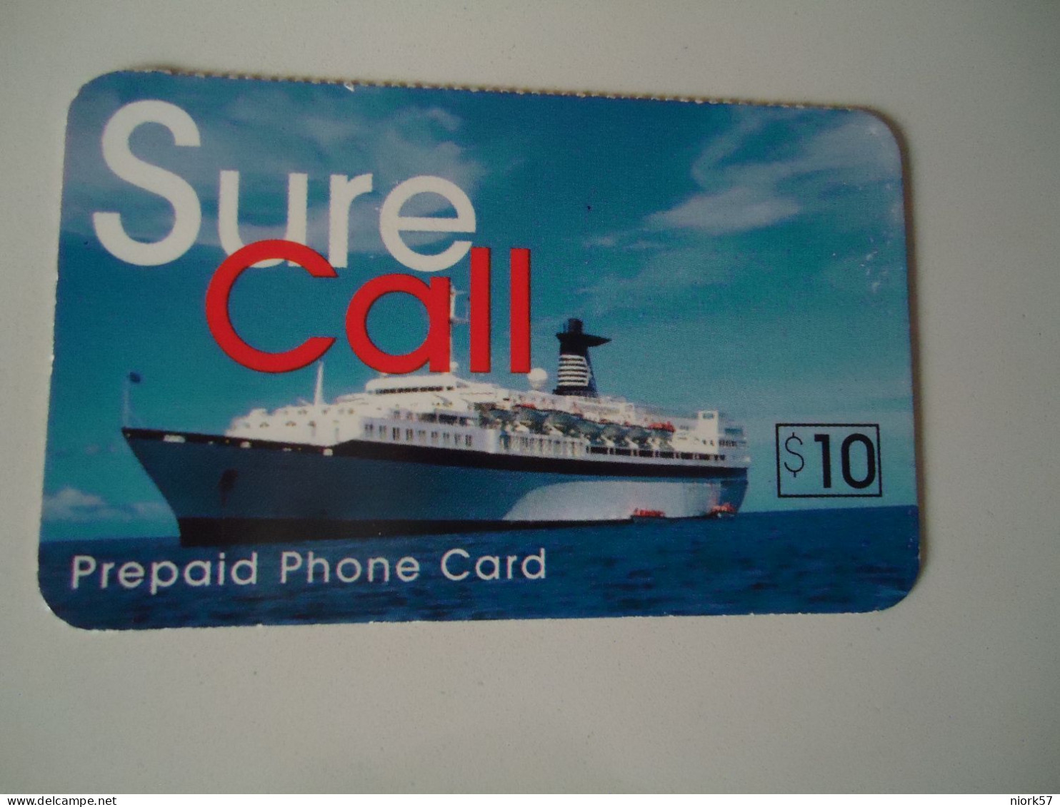 UNITED STATES    CARDS   SHIP SHIPS  SURE CALL   2  SCAN - Boats