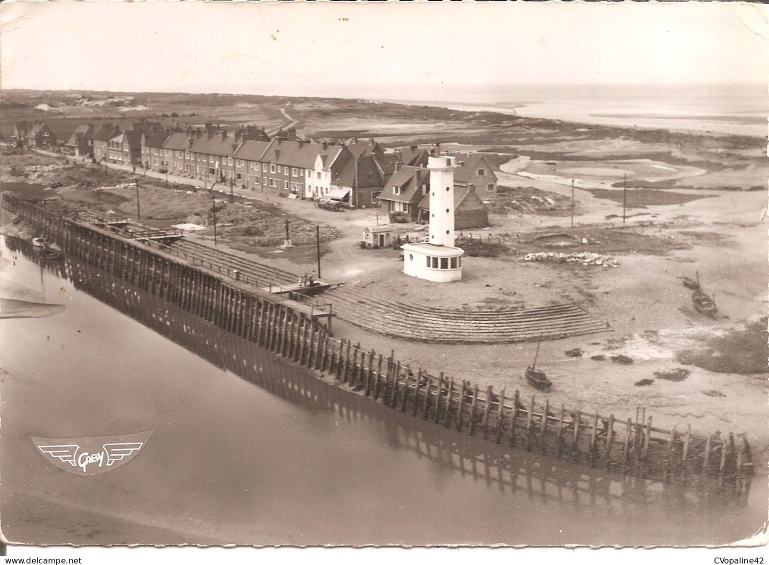 LE HOURDEL (80) Vue Générale En 1961 (LA FRANCE VUE DU CIEL)  CPSM GF - Le Hourdel