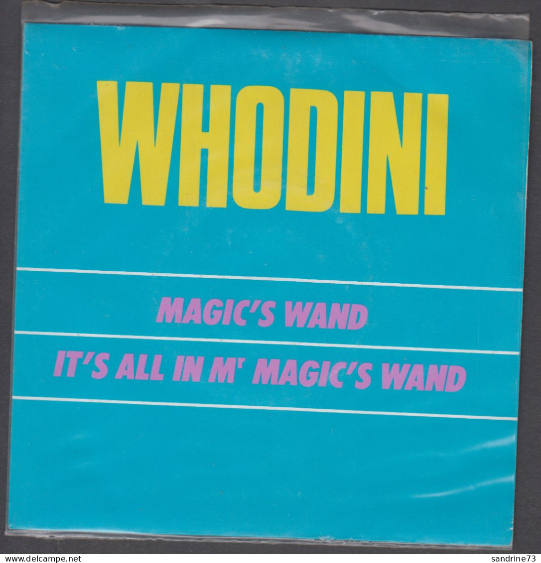 Disque Vinyle 45t - Whodini - Magic's Wand - Dance, Techno & House