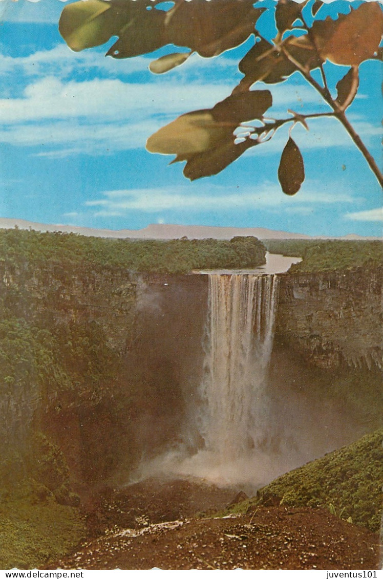 CPSM Guyana,South America-Five Times The Height Of Niagara-Beau Timbre       L2367 - Guyana (ex Guyana Britannica)