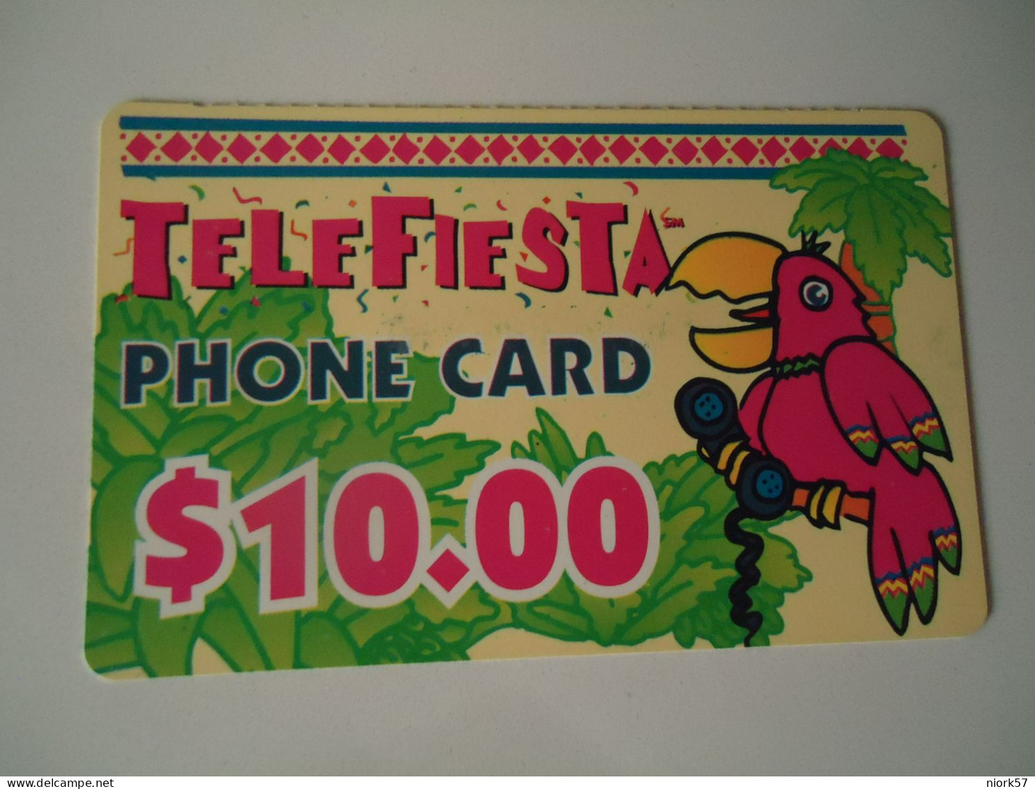 SPAIN  CARDS   TELEFIESTA PARROTS - Perroquets