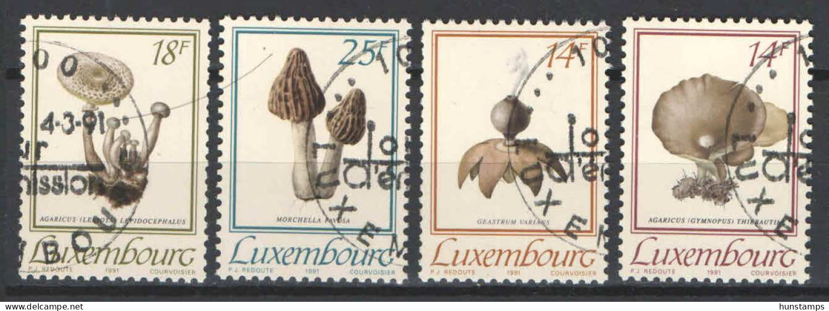 Luxembourg 1991. Mushrooms Nice Set, Used - Gebruikt