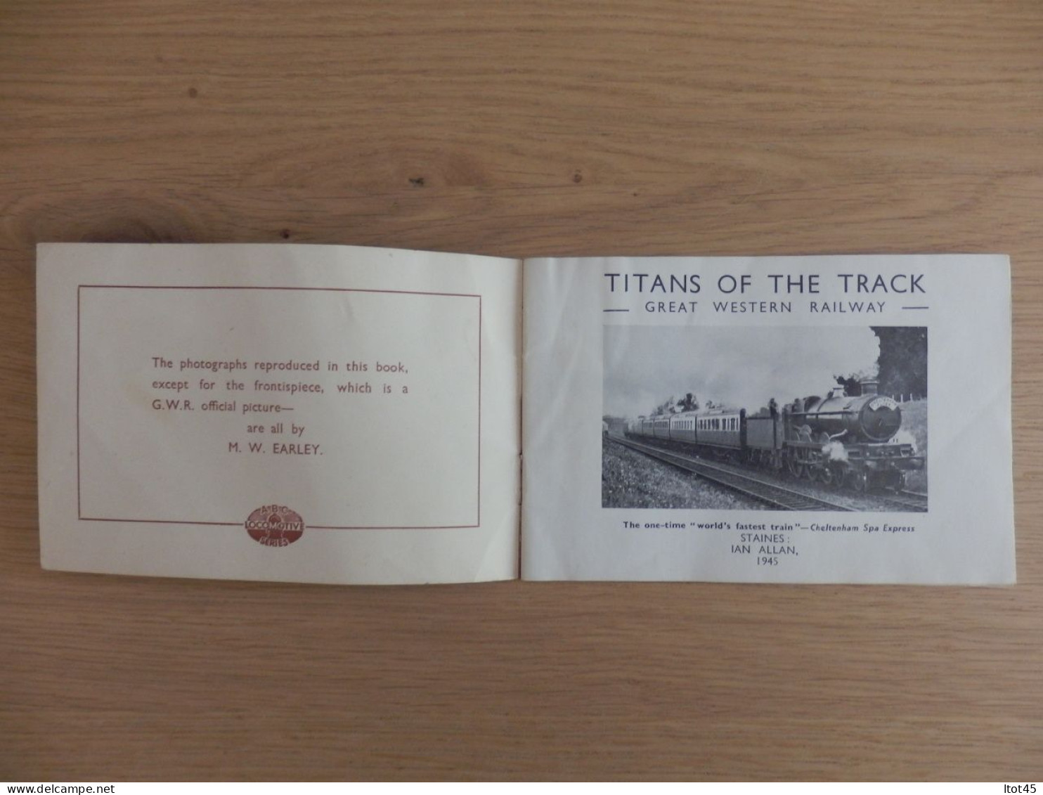 LIVRET PRESENTATION TITANS OF THE TRACK 1945 - Chemin De Fer