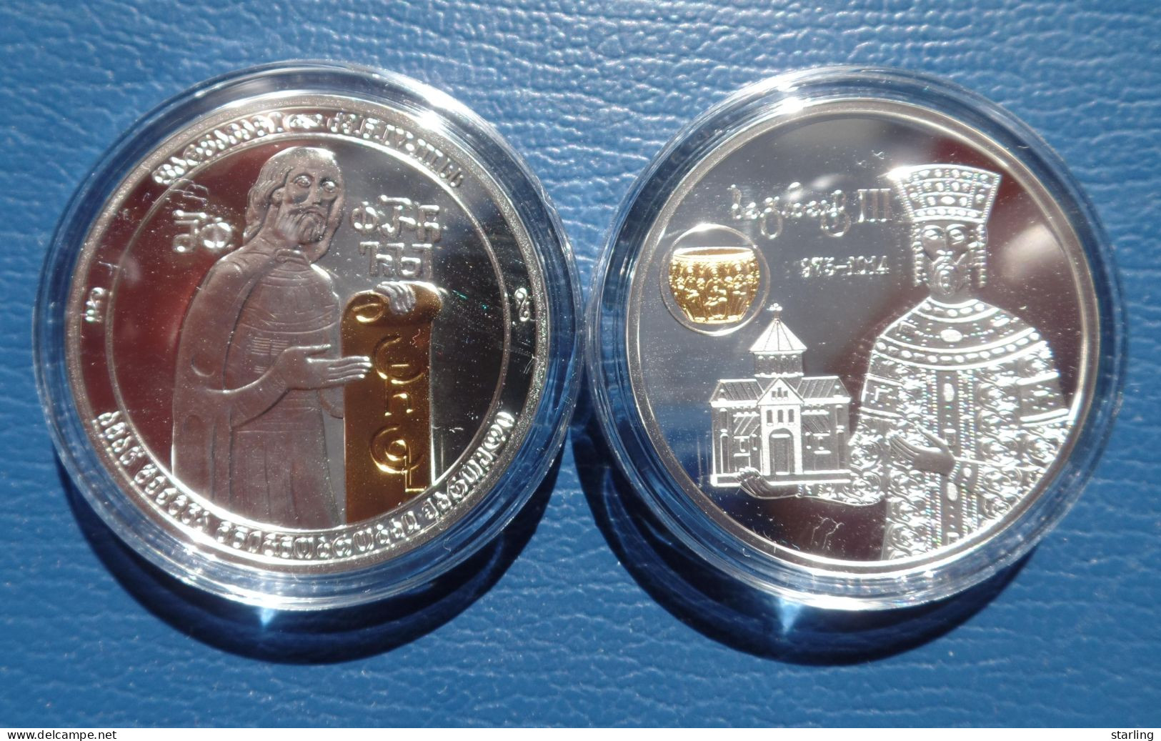 Georgia 2023 Kings Parnavaz I & Bagrat III 5 Lari Coin Silver Proof   See Description Please - Géorgie