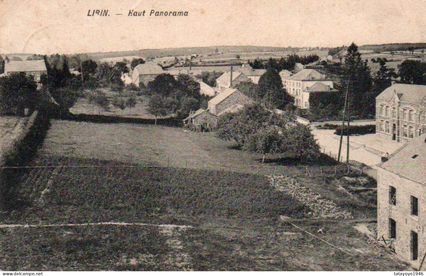 Libin  Haut Panorama Voyagé En 1908 - Libin