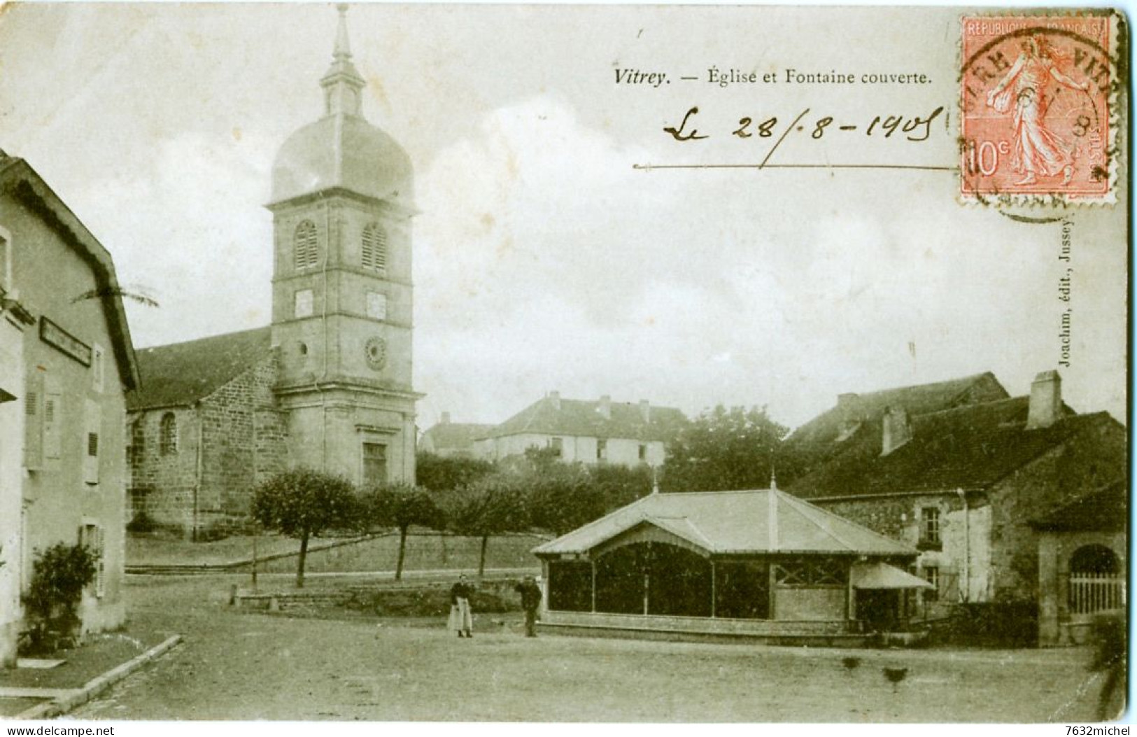70 - VITREY (sur Mance) - Eglise Et Fontaine Couverte - Vitrey-sur-Mance