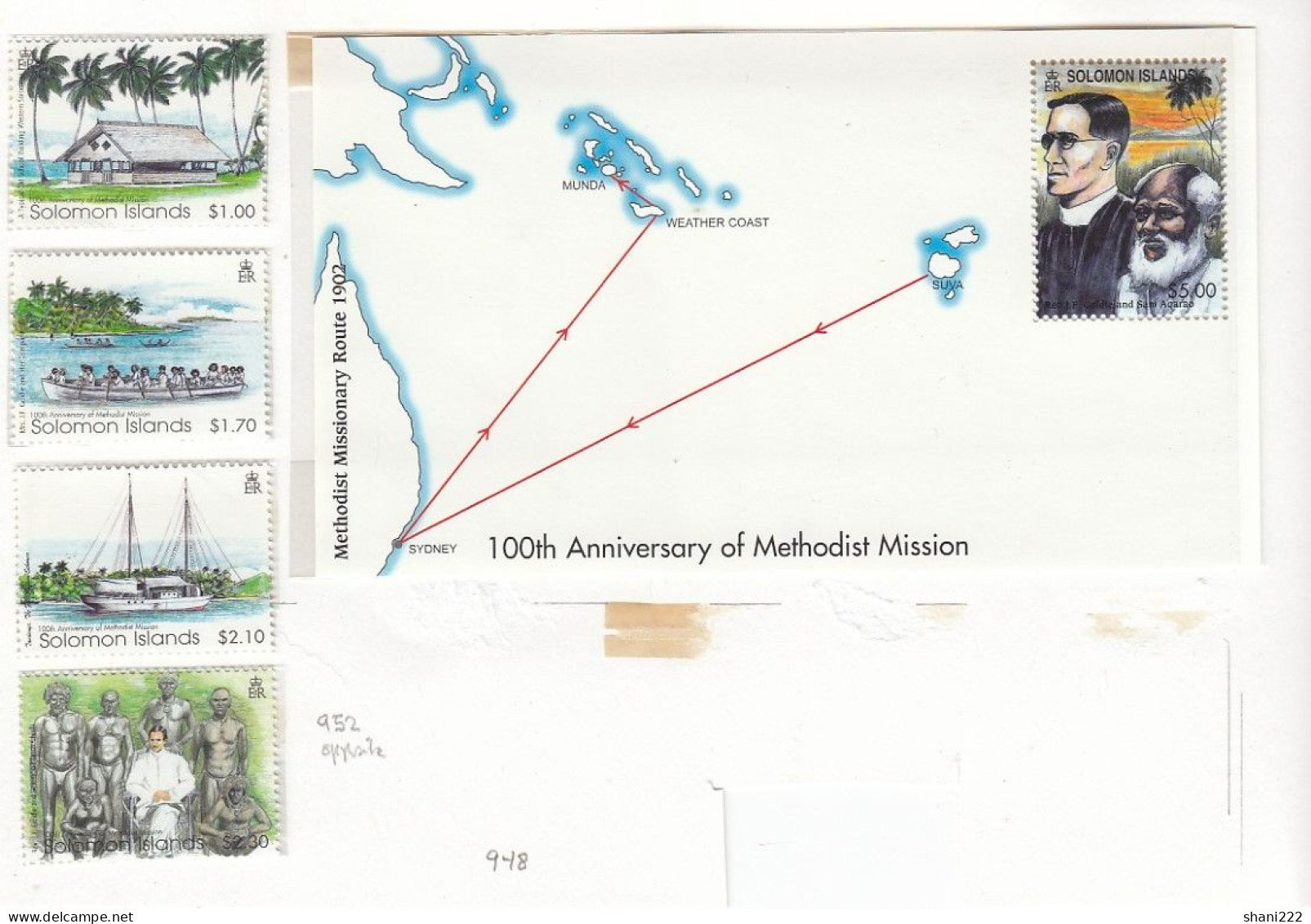 Solomomn Islands - Methodist Mission Anniversary (80-109) - Salomon