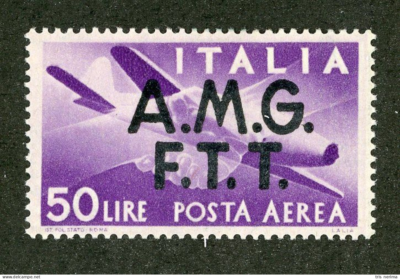 890 Italy 1947 Scott #C6 MVLH* (Lower Bids 20% Off) - Luftpost