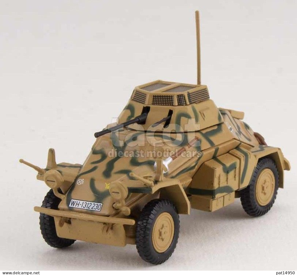 PAT14950 SD KFZ 222 PANZERDIVISION TUNISIE - Militaria