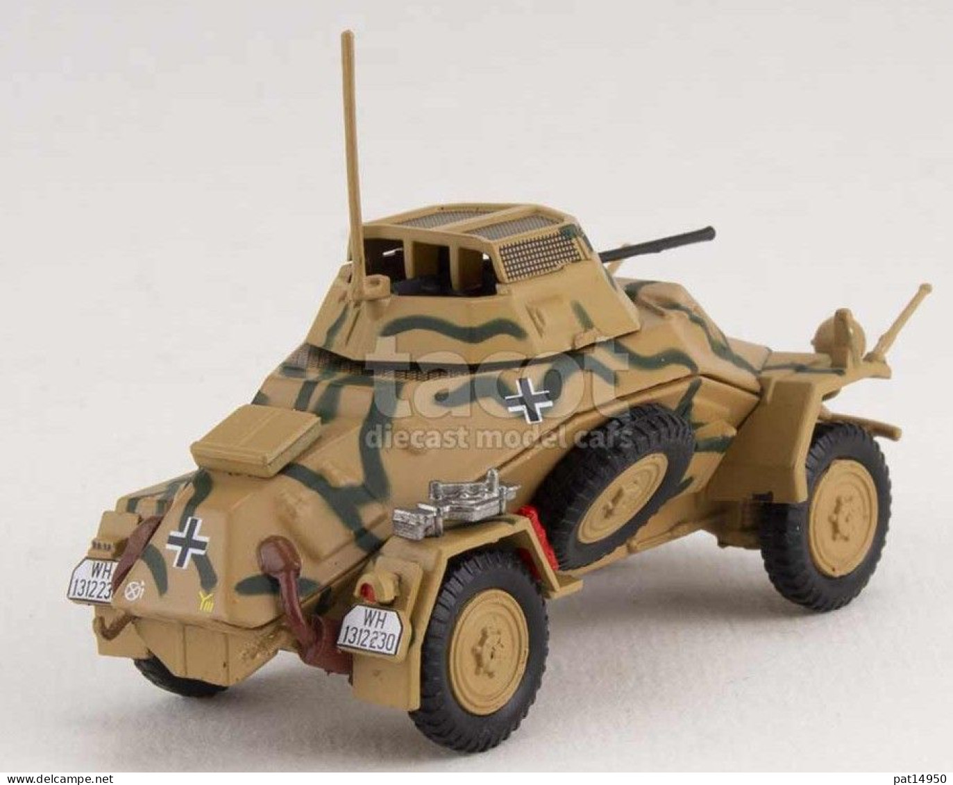 PAT14950 SD KFZ 222 PANZERDIVISION TUNISIE - Militaria