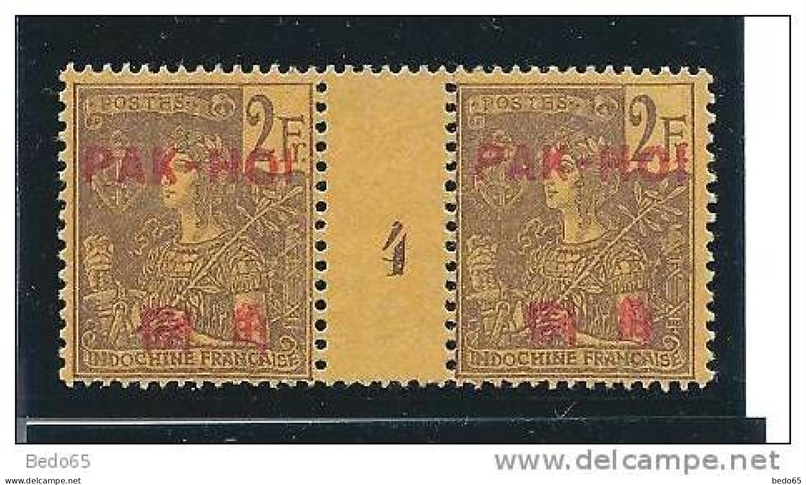 PAKHOI MILLESIME 4 SUR N° 31 NEUF* TTB RARE - Unused Stamps