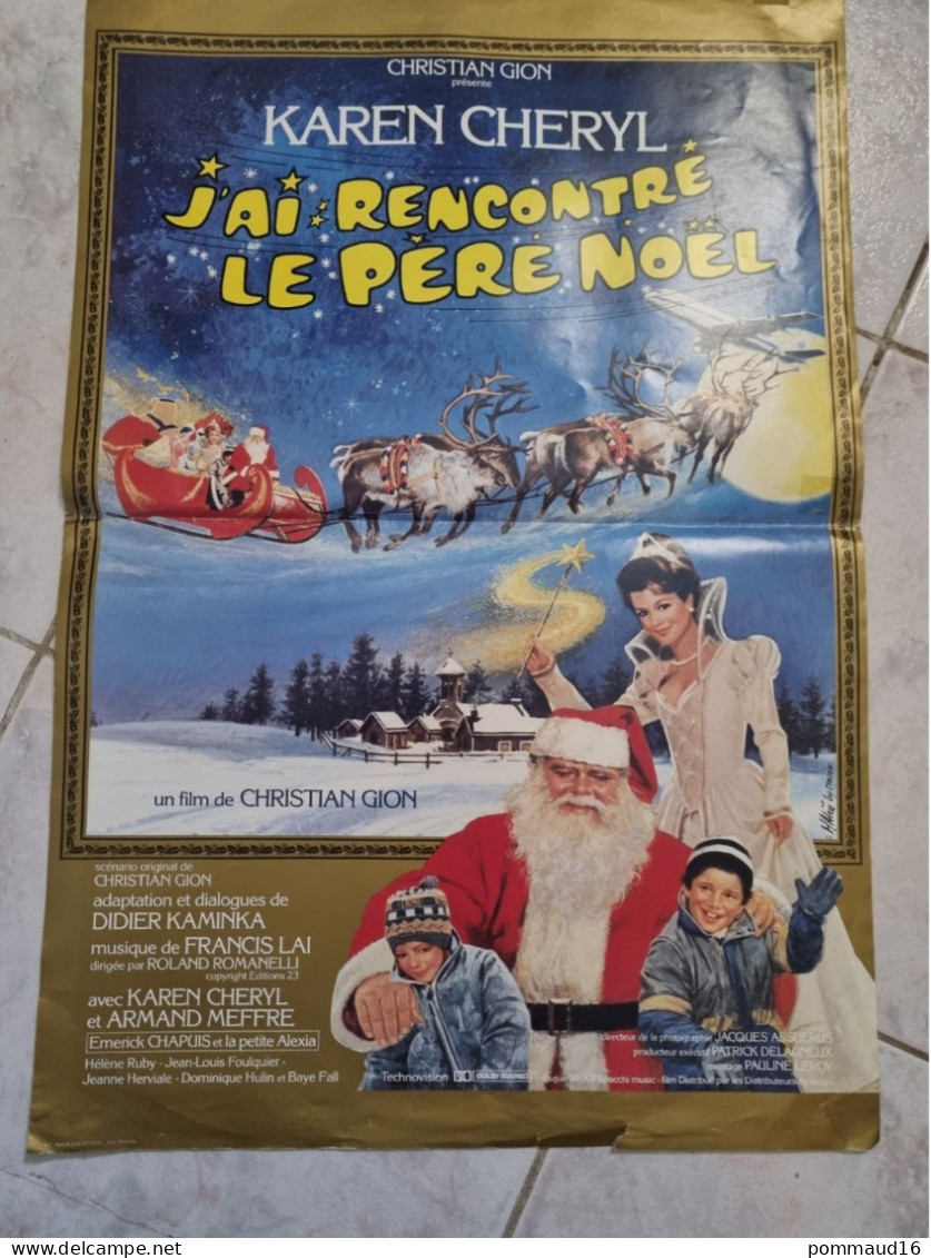 Affiche J'ai Rencontré Le Père Noël Avec Karen Cheryl - Affiches & Posters