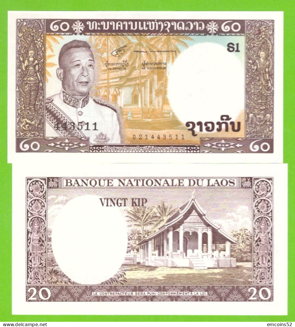 LAOS 20 KIP 1963 P-11b  UNC - Laos