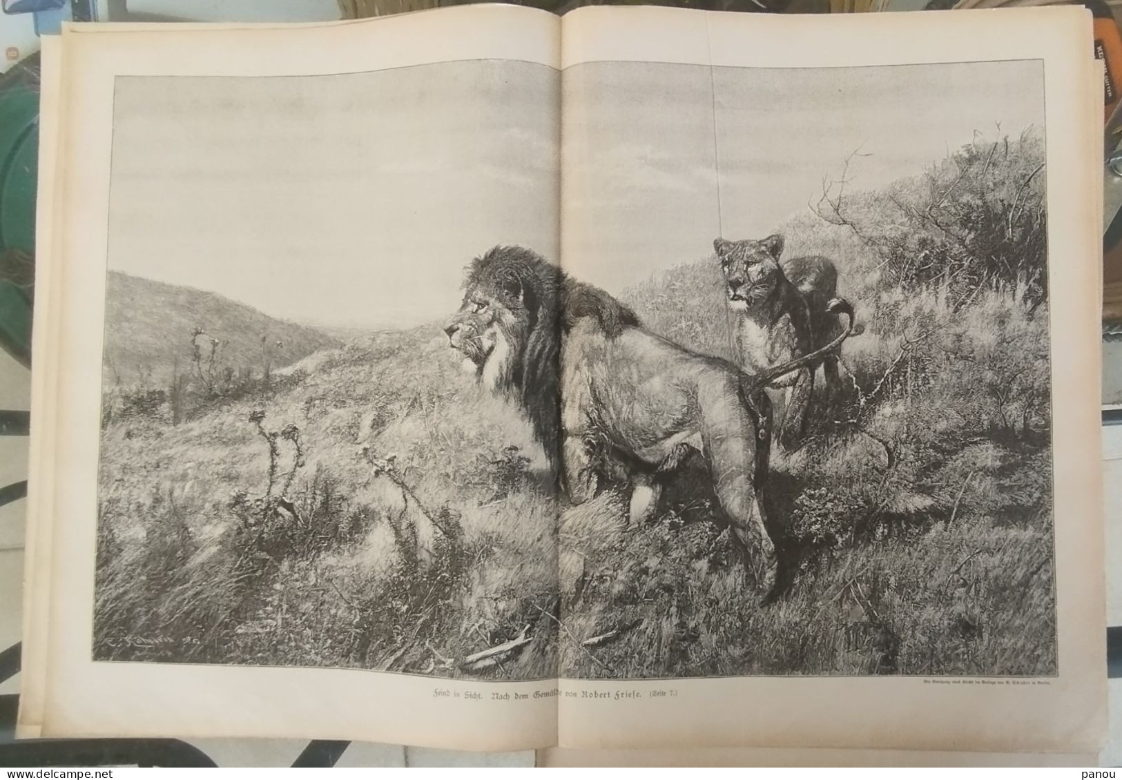 Über Land Und Meer 1892 Band 69 Nr 1. LÖWEN LIONS. GEORGIEN GEORGIA TIFLIS Kaukasien CAUCASUS ARMENIEN ARMENIA - Other & Unclassified