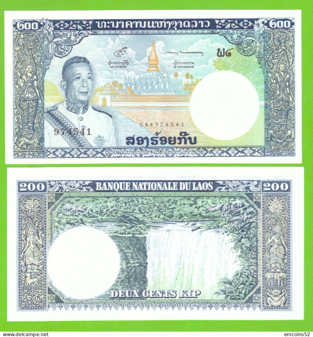 LAOS 200 KIP 1963 P-13b  UNC - Laos