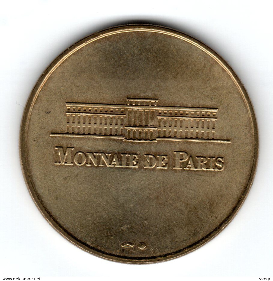 Jeton - Médaille Touristique De La Monnaie De Paris (13) MARSEILLE N-D De La Garde N°1 De 1998 Cote 68 € - Ohne Datum