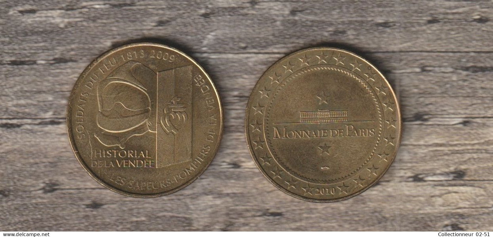 Monnaie De Paris :  Historial De La Vendée - 2010 - 2010